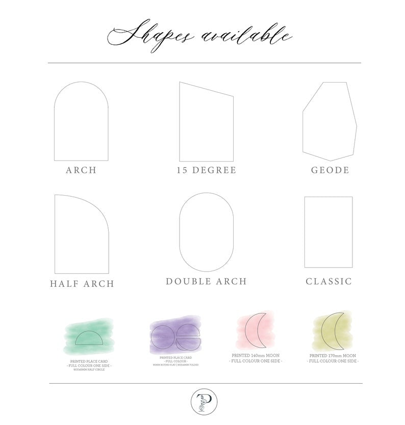 Aaliyah Arch Wedding Invitation Sets